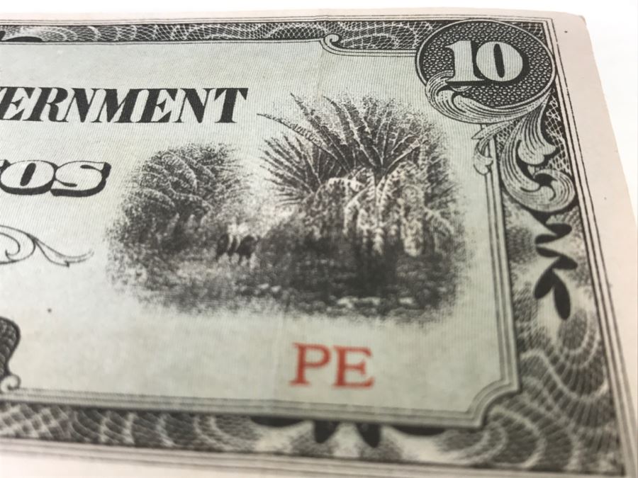 Large Stack Of Ten Pesos Paper Currency From The Japanese Government [Photo 4]