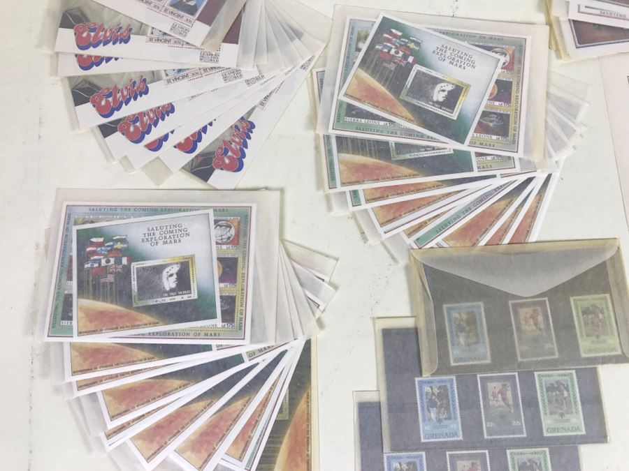 Mint Stamp Collection Featuring Elvis Presley, Exploration Of Mars, International Year Of The Child And More [Photo 23]
