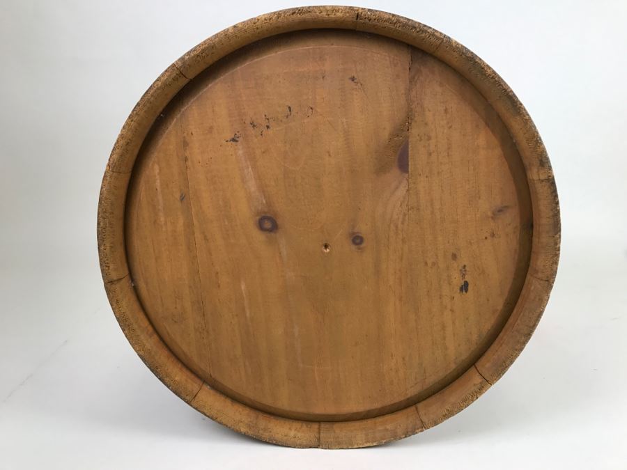 Vintage Wooden Bucket With Handle [Photo 8]