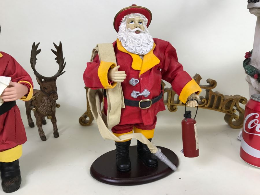 Vintage Christmas Decoration Santa Claus Lot [Photo 10]