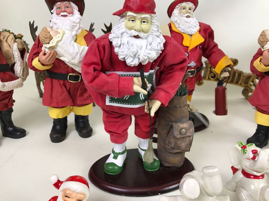 Vintage Christmas Decoration Santa Claus Lot [Photo 2]