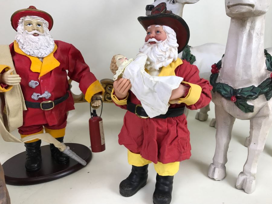 Vintage Christmas Decoration Santa Claus Lot [Photo 9]