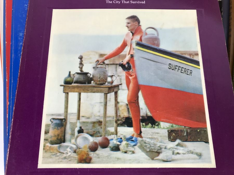 Collection Of Vintage 1960s VENTURE Travel Magazines With Cool Holographic Covers [Photo 3]