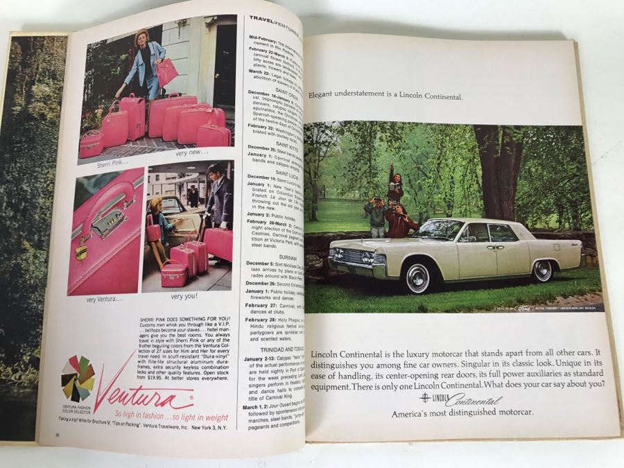 Collection Of Vintage 1960s VENTURE Travel Magazines With Cool Holographic Covers [Photo 37]