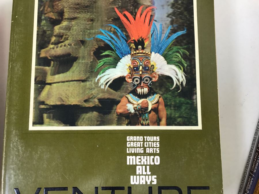 Collection Of Vintage 1960s VENTURE Travel Magazines With Cool Holographic Covers [Photo 14]