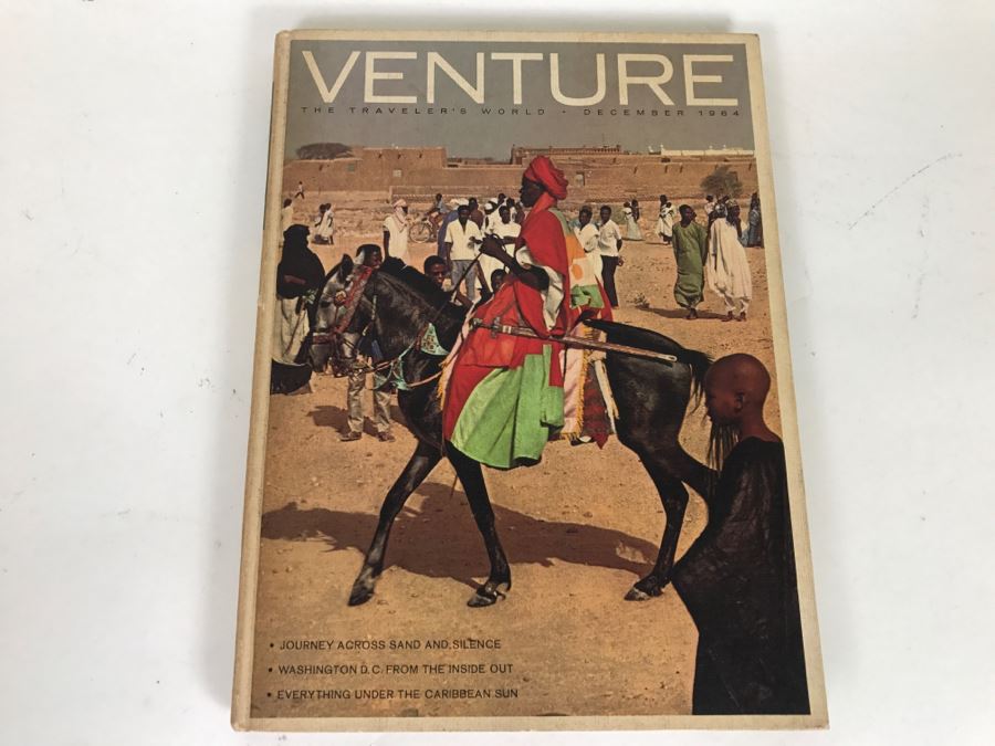 Collection Of Vintage 1960s VENTURE Travel Magazines With Cool Holographic Covers [Photo 33]