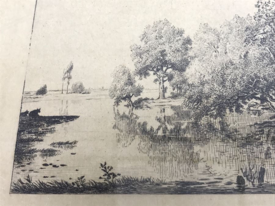 Vintage 1852 Engraving Signature Illegible [Photo 6]