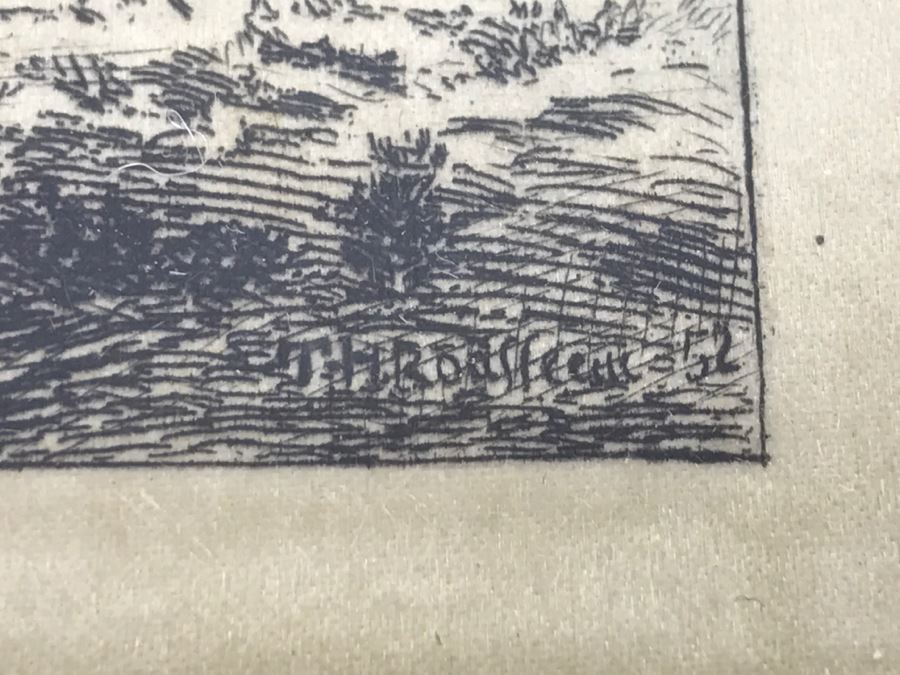 Vintage 1852 Engraving Signature Illegible [Photo 3]