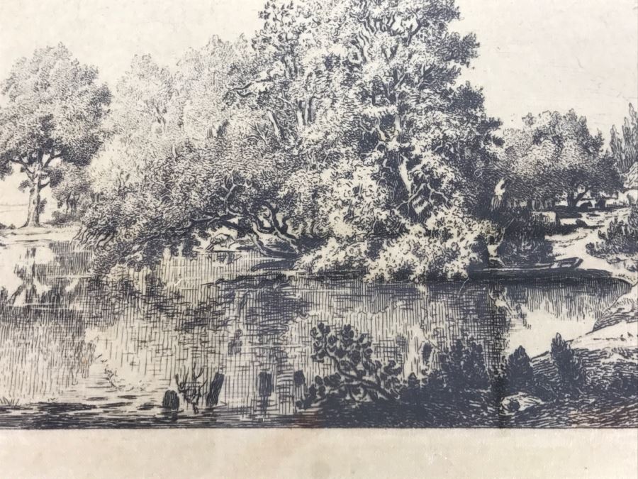 Vintage 1852 Engraving Signature Illegible [Photo 4]