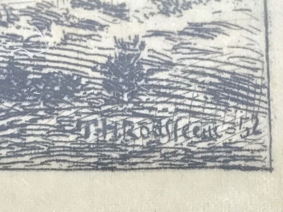 Vintage 1852 Engraving Signature Illegible [Photo 11]