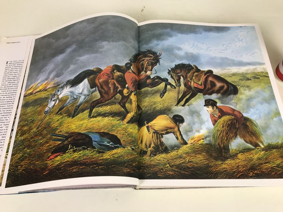 Large Format Book The Great Book Of Currier & Ives' America 1979 Printed In Japan [Photo 4]