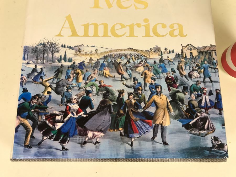 Large Format Book The Great Book Of Currier & Ives' America 1979 Printed In Japan [Photo 8]