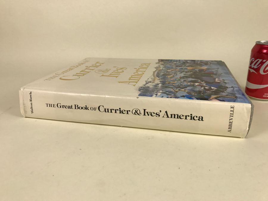 Large Format Book The Great Book Of Currier & Ives' America 1979 Printed In Japan [Photo 9]
