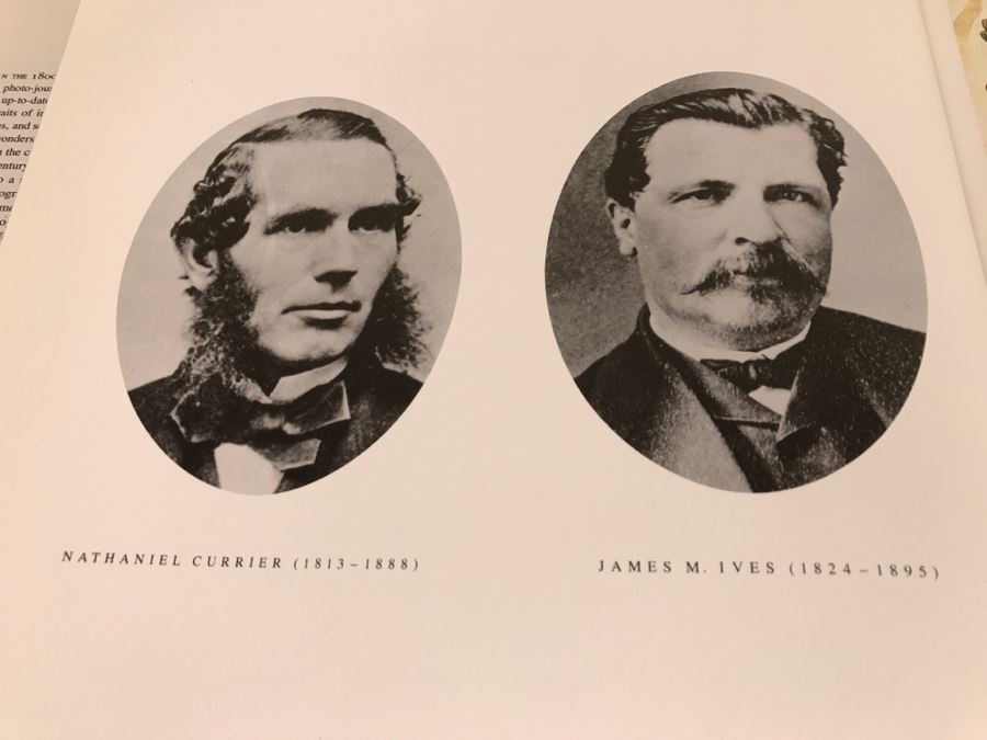 Large Format Book The Great Book Of Currier & Ives' America 1979 Printed In Japan [Photo 10]