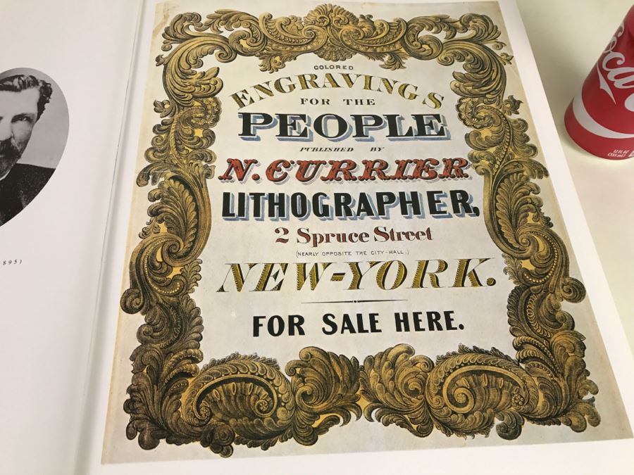 Large Format Book The Great Book Of Currier & Ives' America 1979 Printed In Japan [Photo 11]