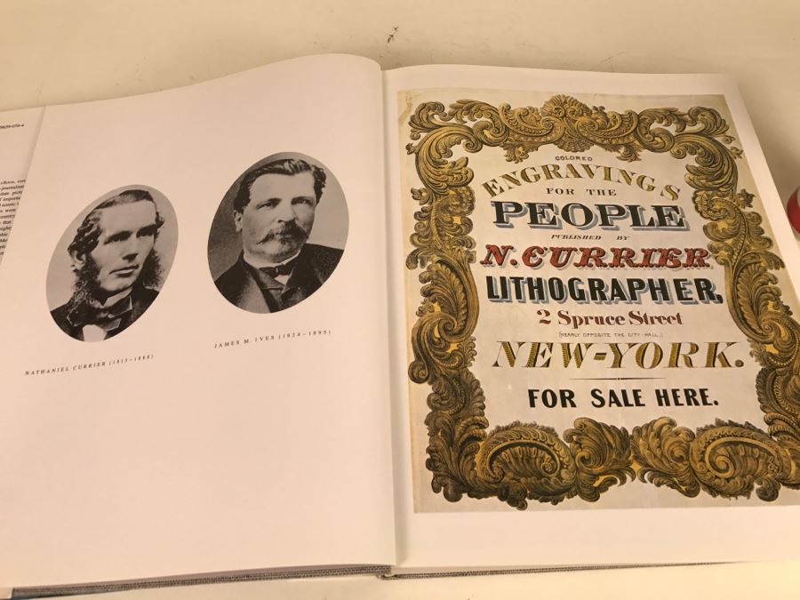 Large Format Book The Great Book Of Currier & Ives' America 1979 Printed In Japan [Photo 2]