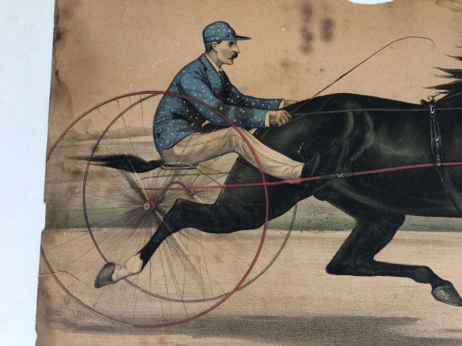 Vintage Currier & Ives Lithograph 'France's Alexander' [Photo 2]