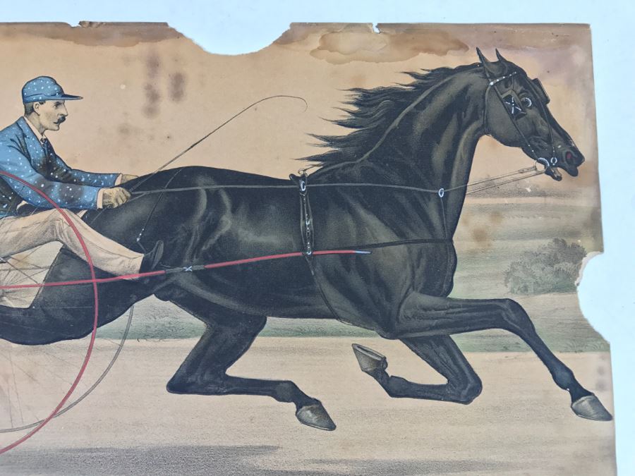 Vintage Currier & Ives Lithograph 'France's Alexander' [Photo 3]