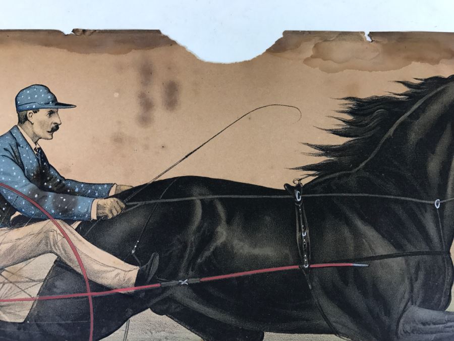 Vintage Currier & Ives Lithograph 'France's Alexander' [Photo 4]