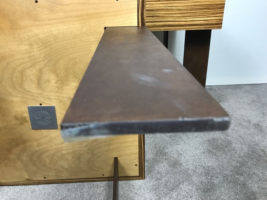 Pair Of Modernist Antoine Proulx Wood And Metal End Tables Held By Freedom High End [Photo 19]