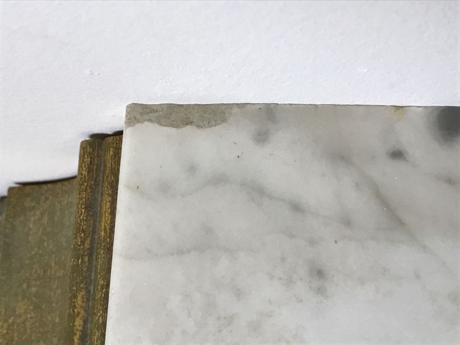 Gilt Wall Mounted Table With Marble Top [Photo 7]