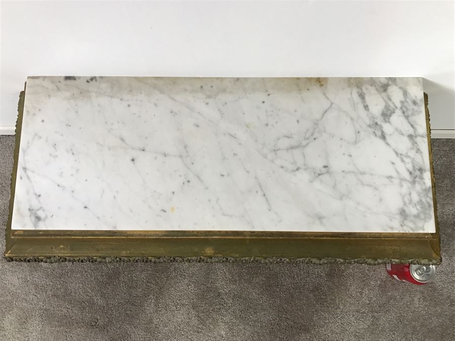 Gilt Wall Mounted Table With Marble Top [Photo 8]