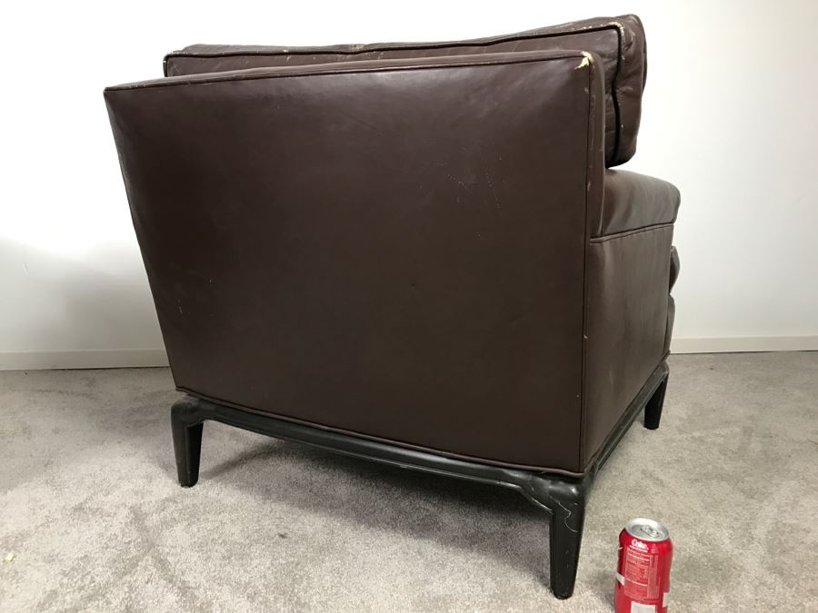 Pair Of Classy Vintage Brown Leather Armchairs By Monteverdi-Young Los Angeles, CA [Photo 13]