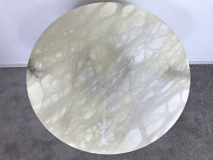 White Marble Turned Side Table [Photo 6]