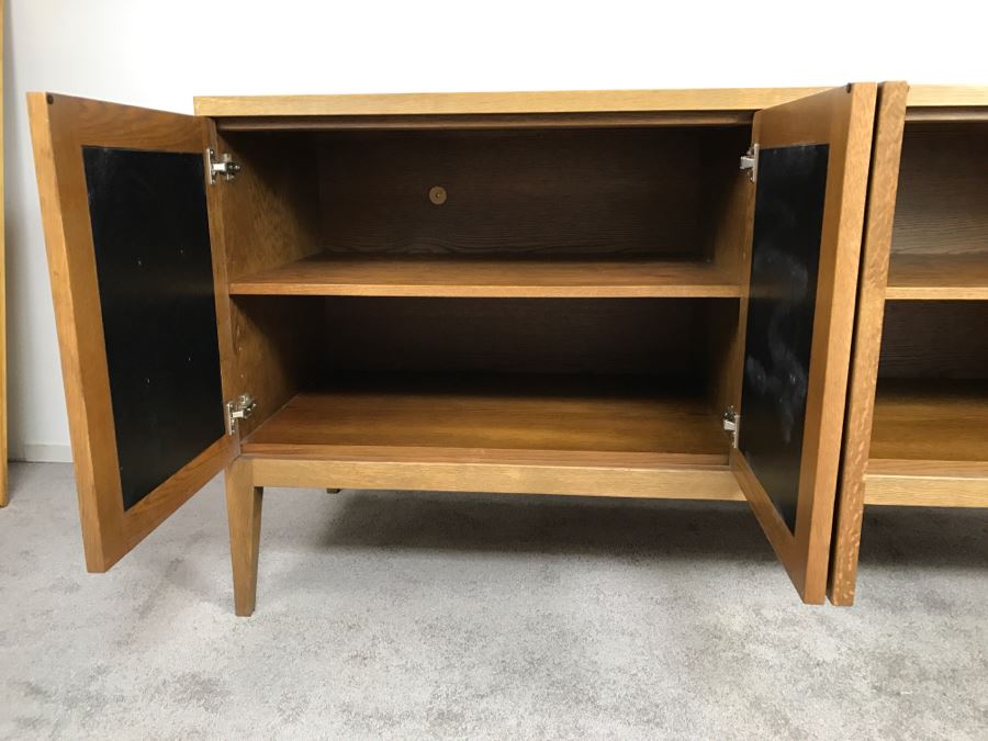 Contemporary Modern Credenza Cabinet With Storage Well Made All Wood [Photo 9]