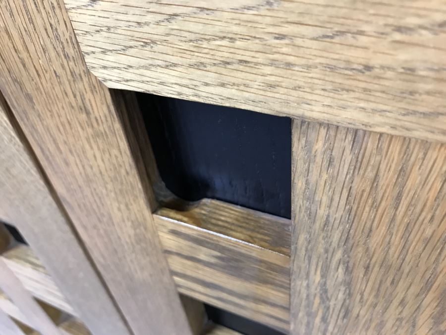 Contemporary Modern Credenza Cabinet With Storage Well Made All Wood [Photo 8]