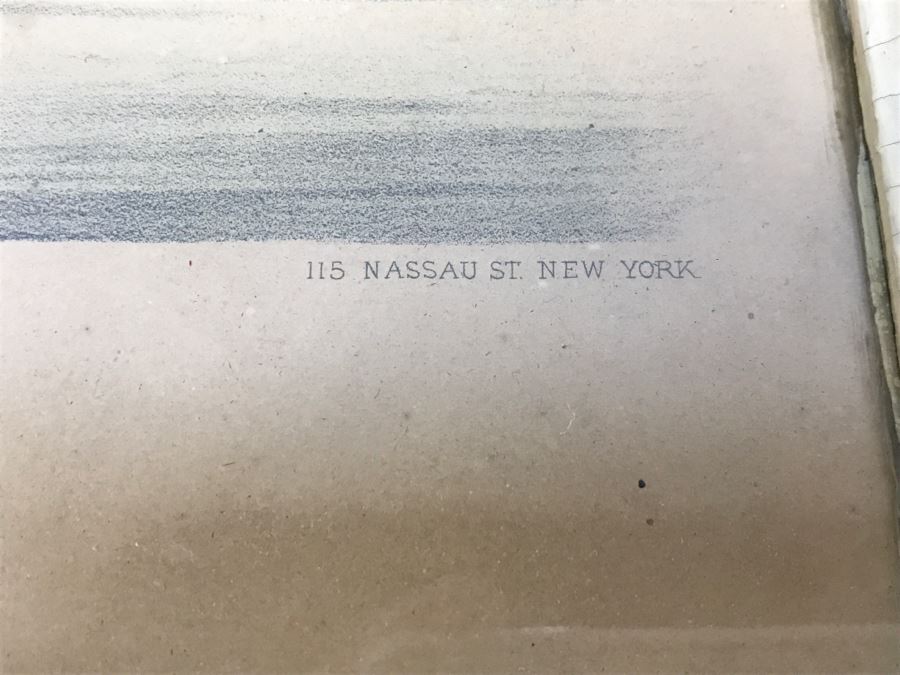 Antique Currier & Ives Lithograph 'Lucille By Exchequer Record 2:21' Hand Colored In Antique Frame Copyright 1878 Harness Racing [Photo 8]