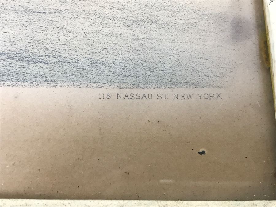 Antique Currier & Ives Lithograph 'The Butt Of The Jokers' Hand Colored In Antique Frame Copyright 1879 Harness Racing [Photo 13]