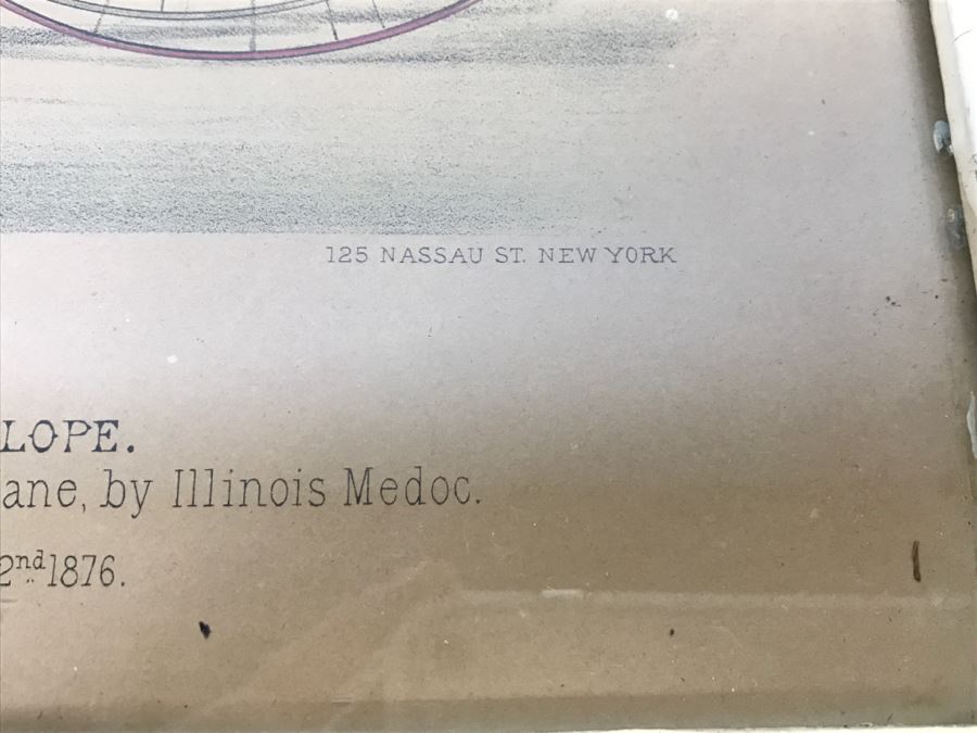 Antique Currier & Ives Lithograph 'Sam Purdy' Hand Colored In Antique Frame Harness Racing [Photo 12]