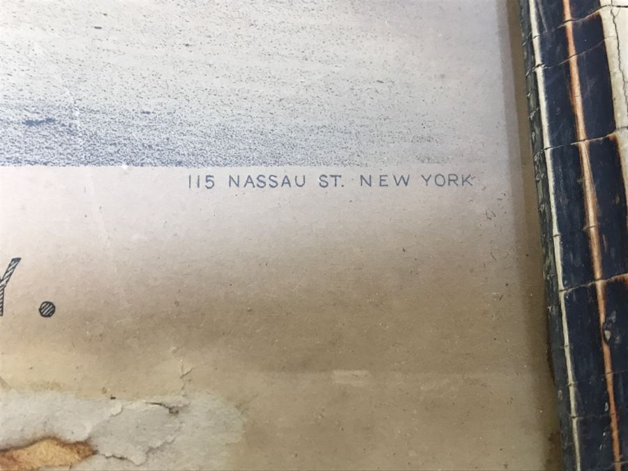 Antique Currier & Ives Lithograph 'Sweetser - Sleepy George And Lucy' Hand Colored In Antique Frame Copyright 1878 Harness Racing J Cameron [Photo 14]