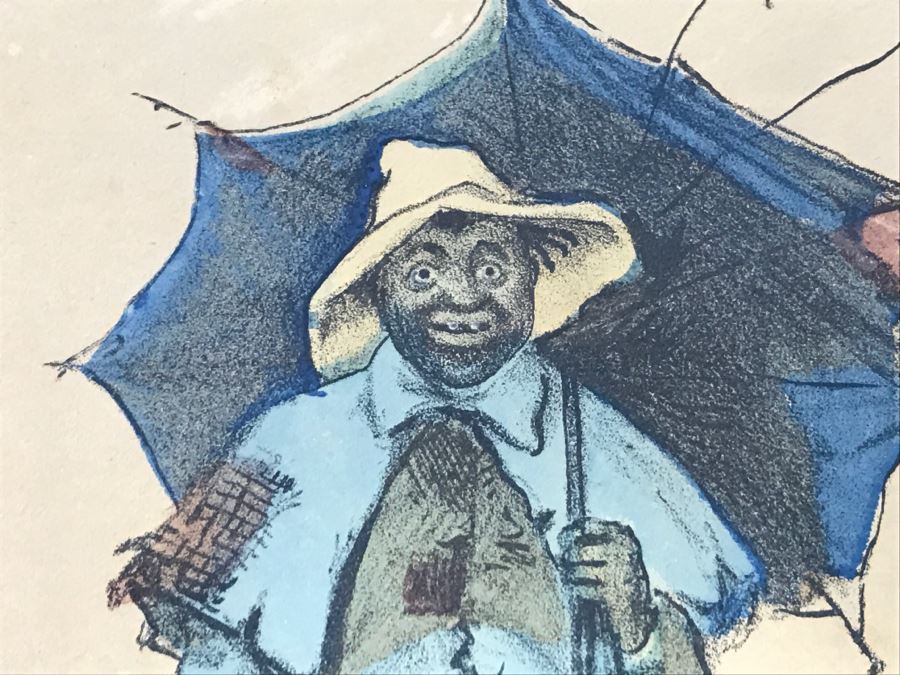 Antique Currier & Ives Lithograph 'The Boss Of The Road' Hand Colored Copyright 1877 [Photo 5]