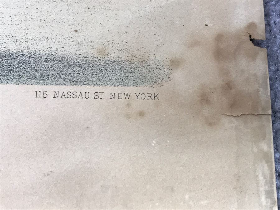 Antique Currier & Ives Lithograph 'Croxie By Clark Chief' Hand Colored Copyright 1878 [Photo 10]