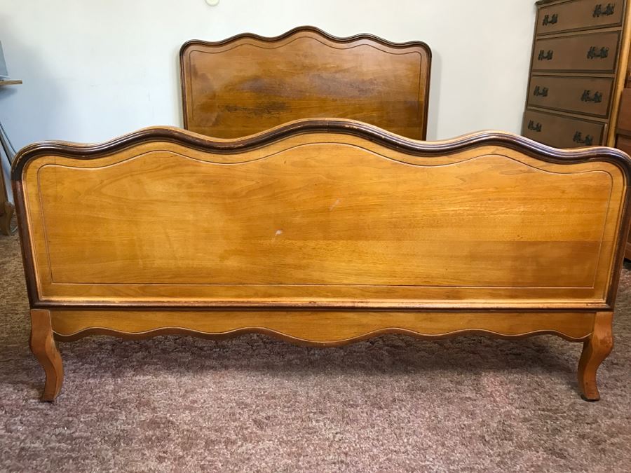 Queen Size Walnut Bed By By IRWIN Pendleton [Photo 1]