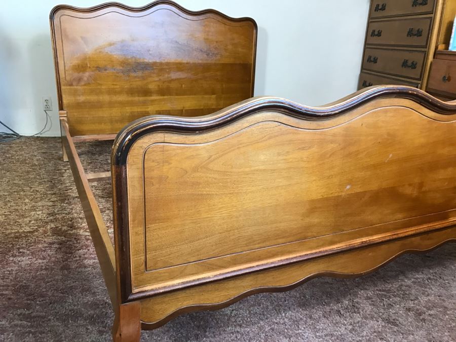 Queen Size Walnut Bed By By IRWIN Pendleton [Photo 7]