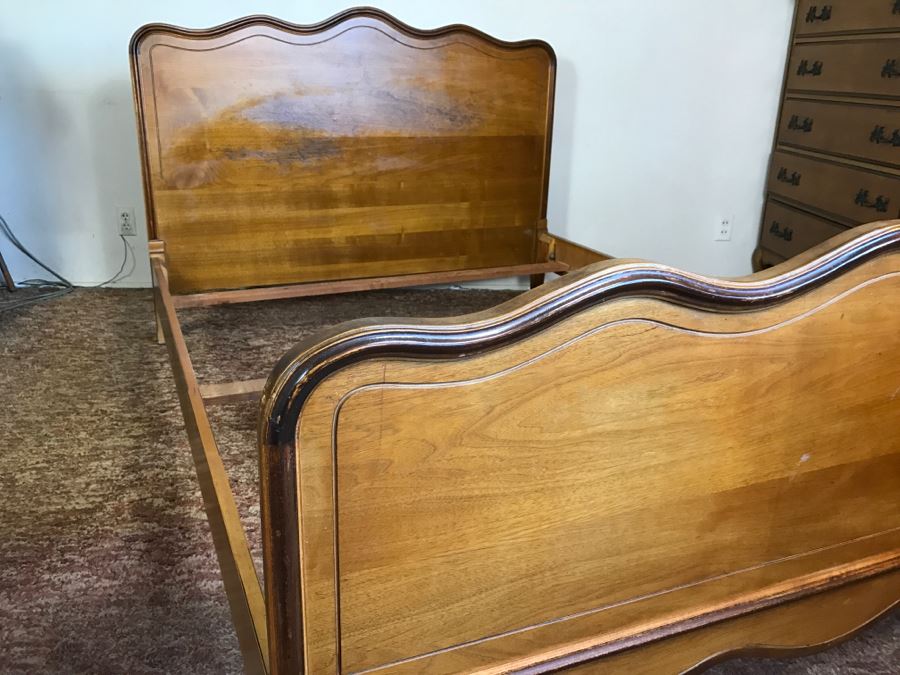 Queen Size Walnut Bed By By IRWIN Pendleton [Photo 8]