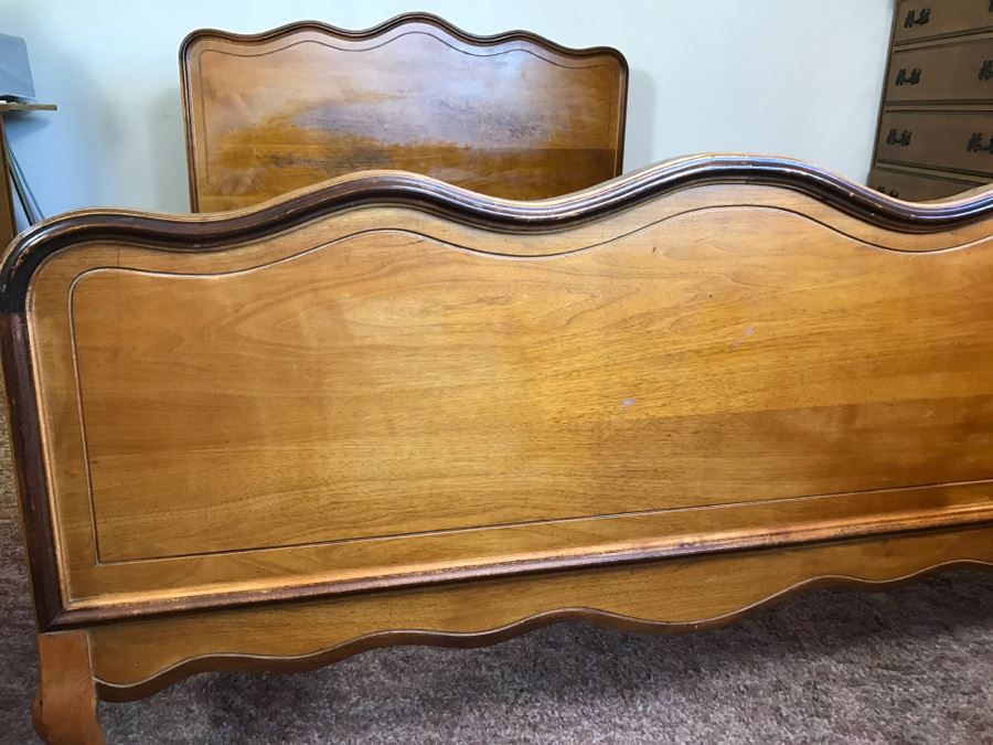Queen Size Walnut Bed By By IRWIN Pendleton [Photo 9]