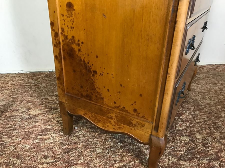 Vintage Walnut Chest Of Drawers Dresser By IRWIN Pendleton [Photo 11]