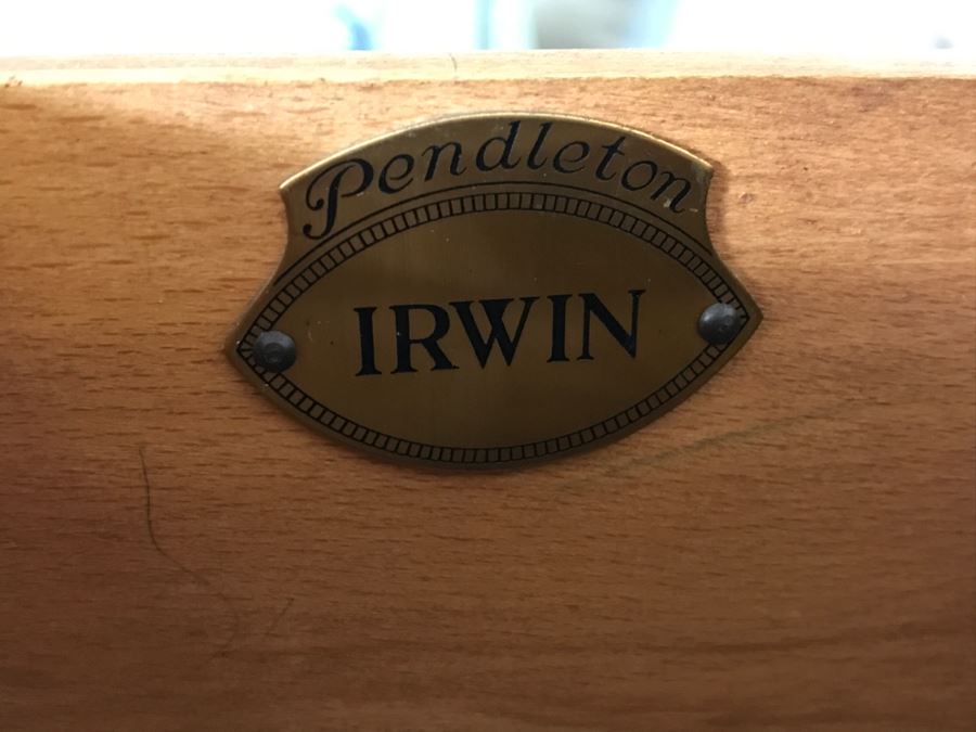 Vintage Walnut Chest Of Drawers Dresser By IRWIN Pendleton [Photo 5]
