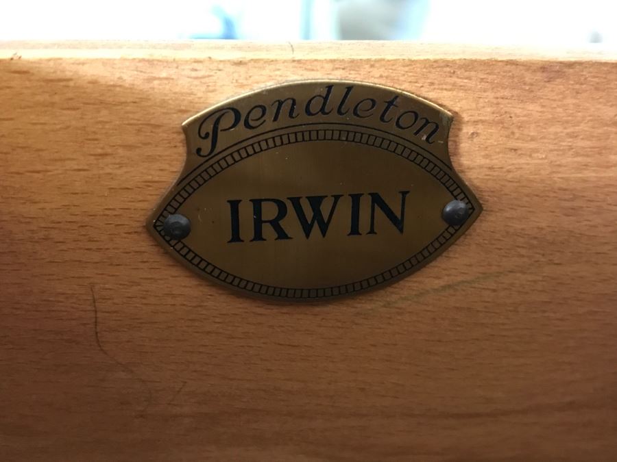 Vintage Walnut Chest Of Drawers Dresser By IRWIN Pendleton [Photo 6]