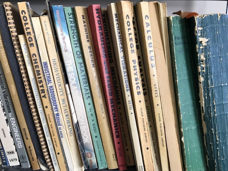 Huge Book Lot With Yacht, Sailing, Large 2nd Ed Websters Dictionary, Engineering And Nuclear Reactor Physics Books [Photo 30]