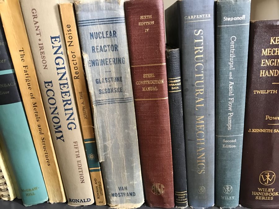 Huge Book Lot With Yacht, Sailing, Large 2nd Ed Websters Dictionary, Engineering And Nuclear Reactor Physics Books [Photo 16]