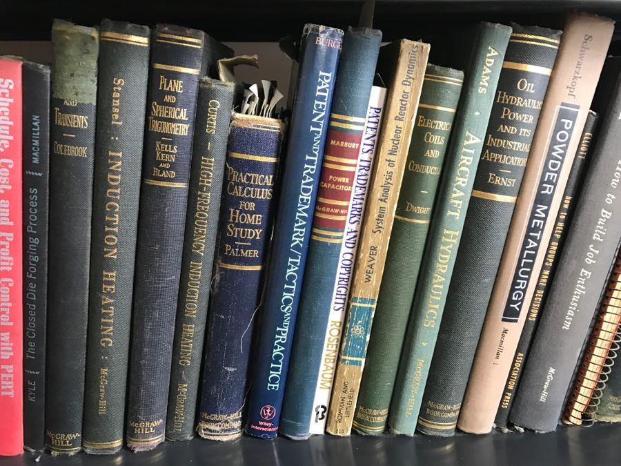 Huge Book Lot With Yacht, Sailing, Large 2nd Ed Websters Dictionary, Engineering And Nuclear Reactor Physics Books [Photo 25]