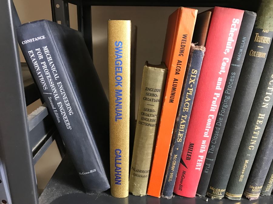 Huge Book Lot With Yacht, Sailing, Large 2nd Ed Websters Dictionary, Engineering And Nuclear Reactor Physics Books [Photo 23]