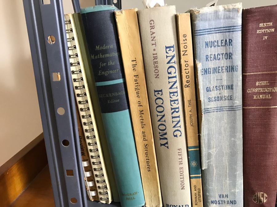 Huge Book Lot With Yacht, Sailing, Large 2nd Ed Websters Dictionary, Engineering And Nuclear Reactor Physics Books [Photo 17]