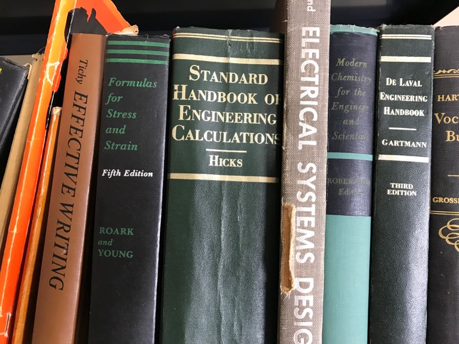 Huge Book Lot With Yacht, Sailing, Large 2nd Ed Websters Dictionary, Engineering And Nuclear Reactor Physics Books [Photo 36]