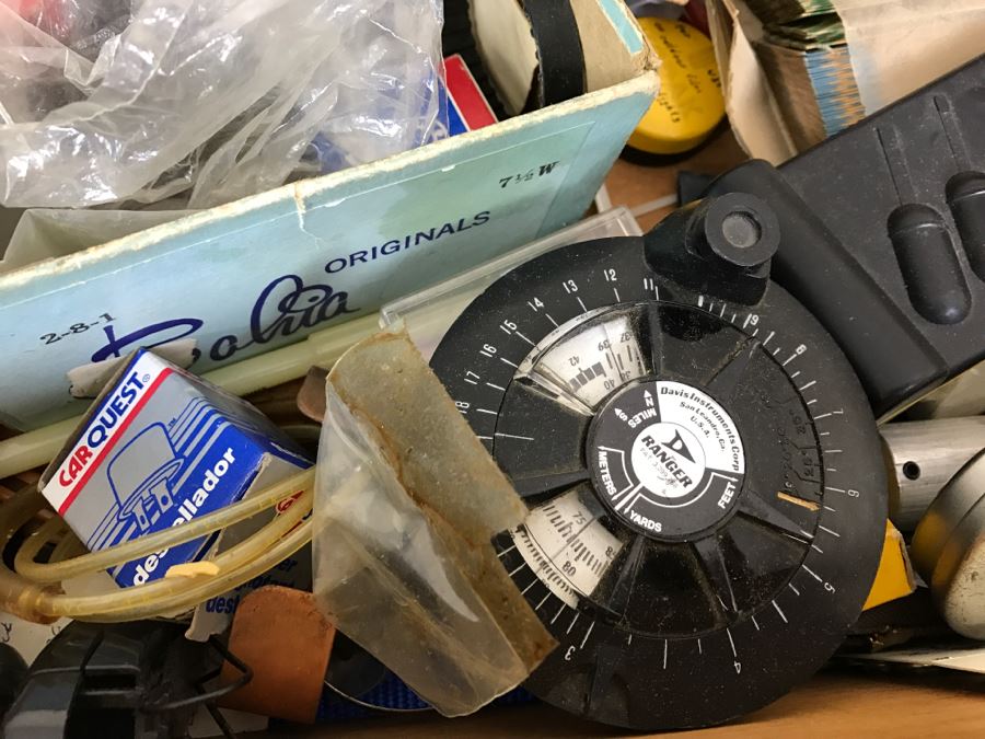 Gadget Lot With Various Electronics, Tools, Gauges, Gadgets [Photo 9]